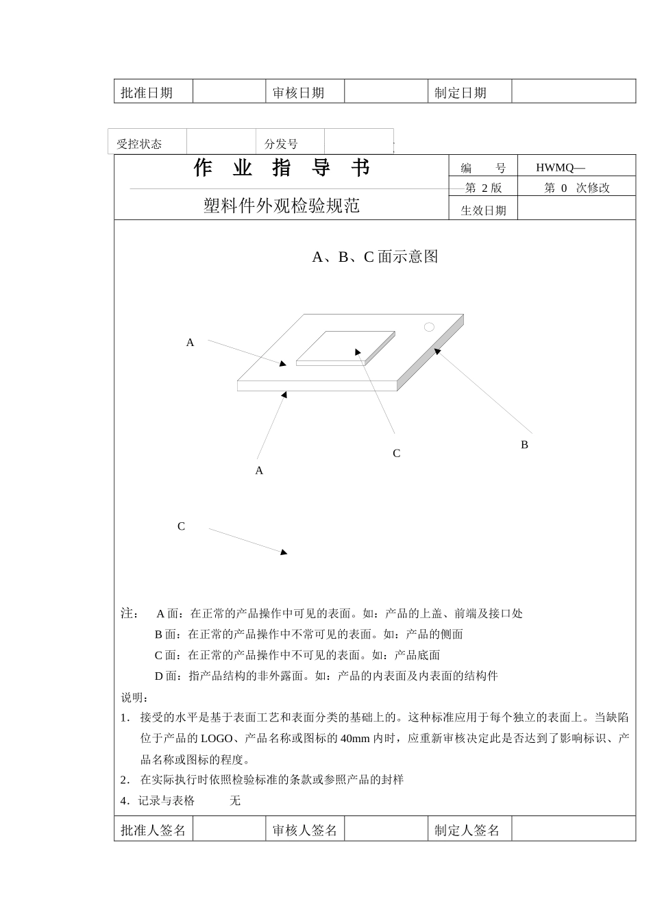 塑料件外观检验规范_第3页