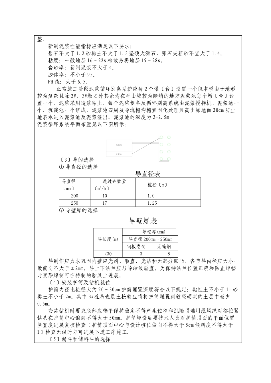 某大桥冲击钻孔灌注桩技术交底_第2页