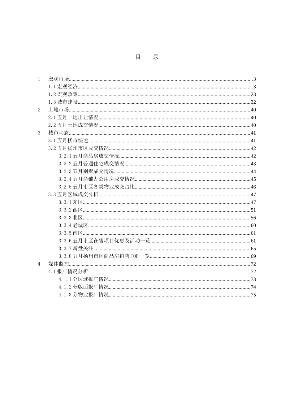 扬州房地产市场月报XXXX年5月_第2页