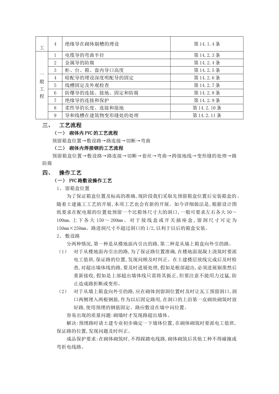 砌体内管路敷设工程技术交底_第2页