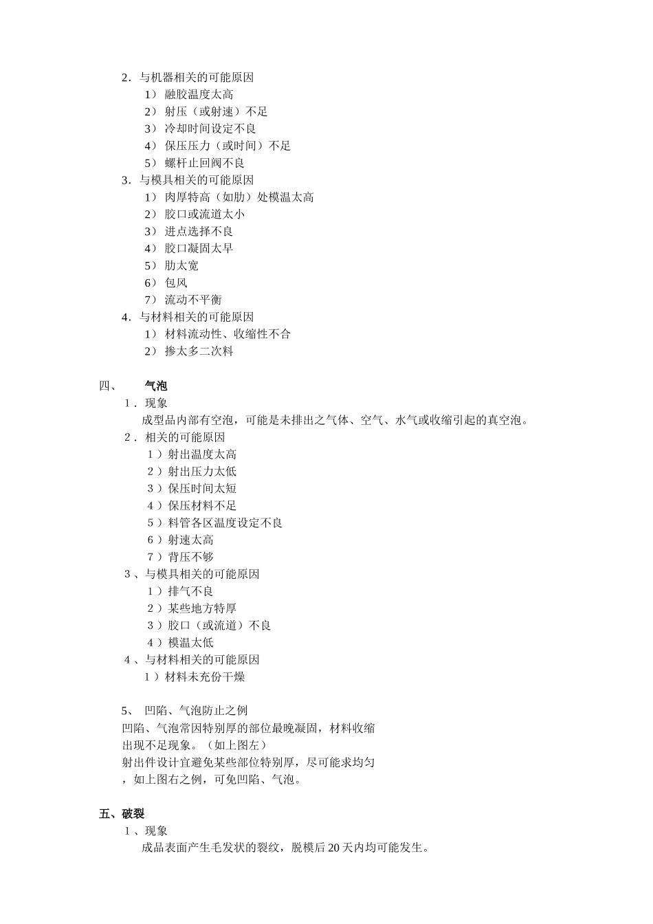 塑料成品不良现象与原因_第2页