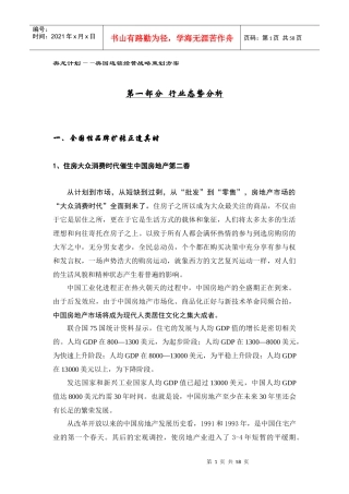 奥龙计划--奥园连锁经营战略策划方案