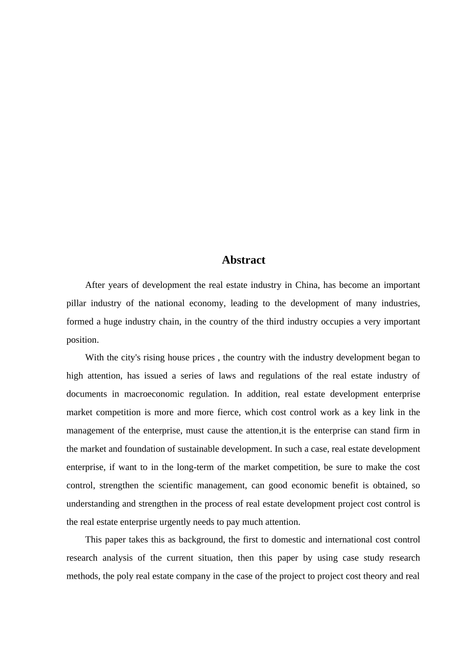 房地产开发项目成本控制研究_第3页