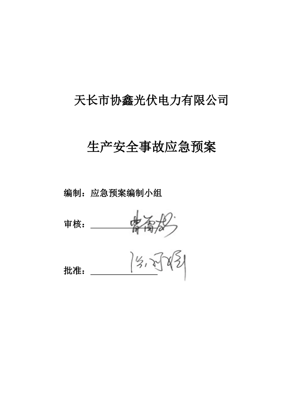 天长电站生产事故应急预案_第2页