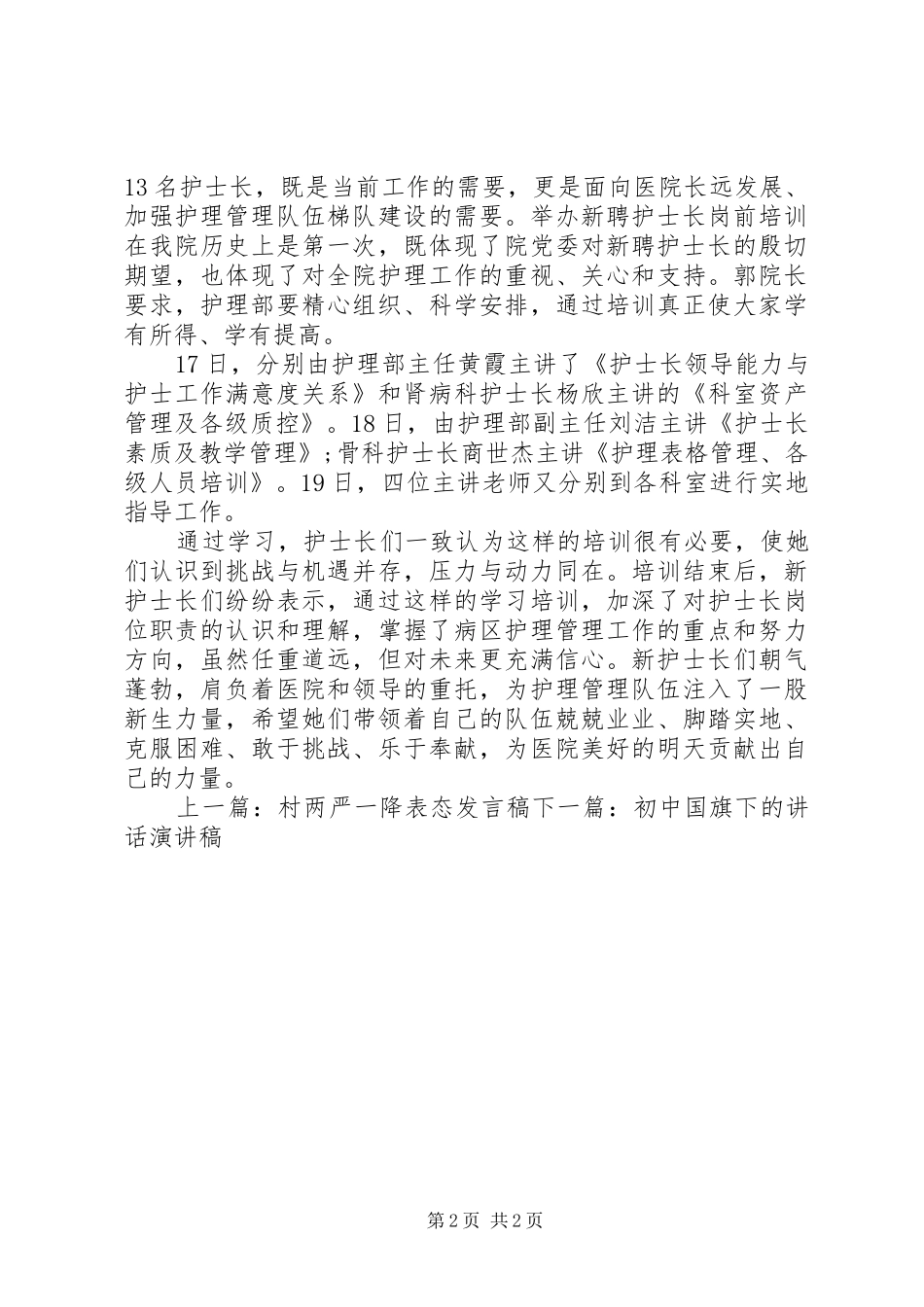 新当选委员统战工作表态发言稿_第2页