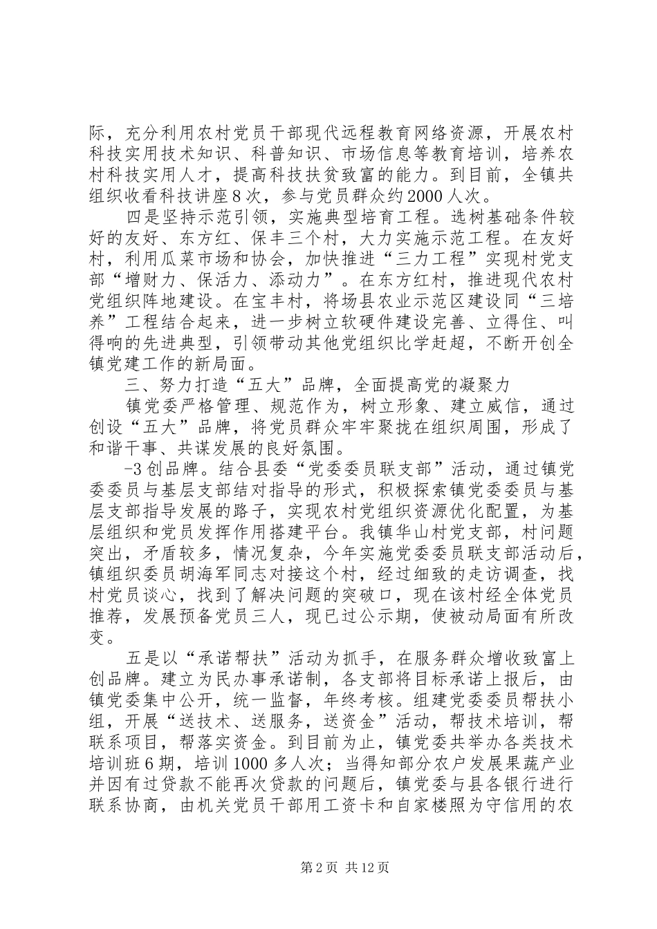 升昌镇基层组织建设年经验交流发言_第2页