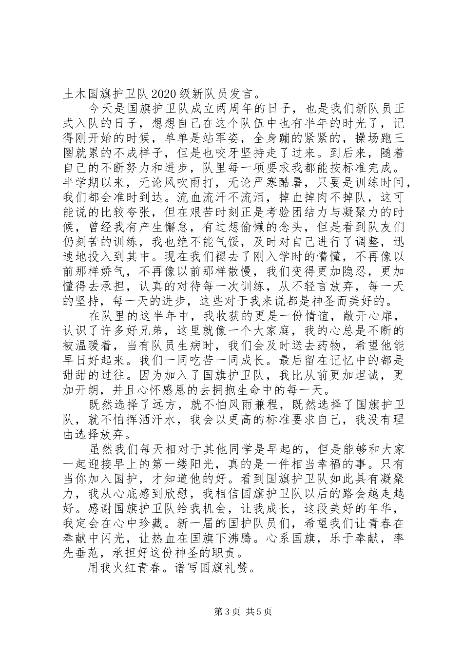 新队员代表发言_第3页