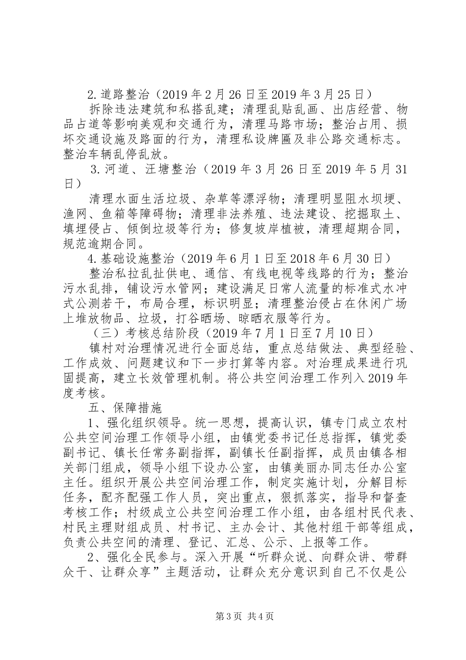 公共空间治理实施方案20XX年_第3页