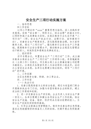 安全生产三项行动实施方案 (10)