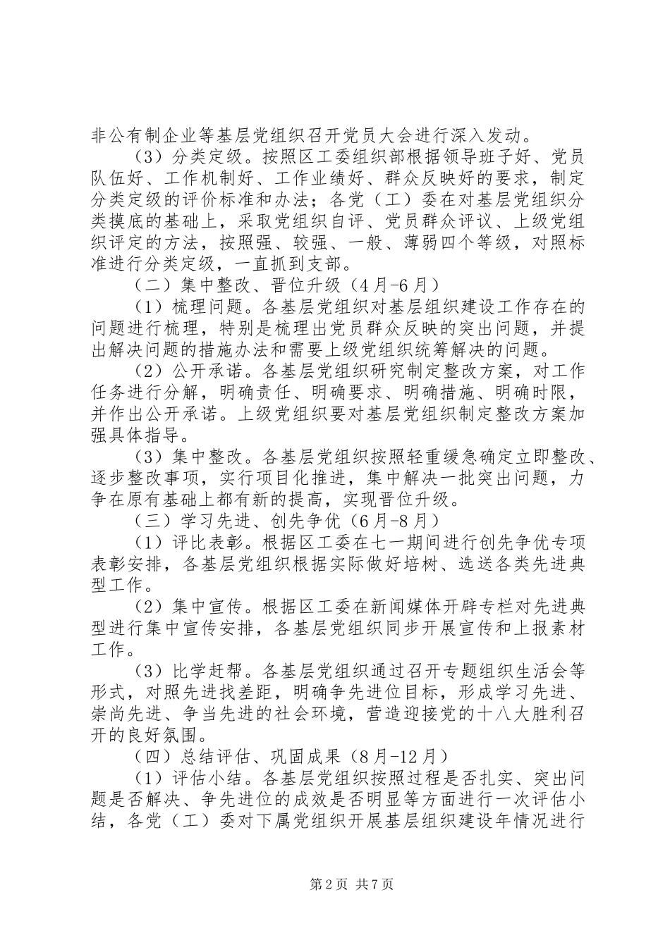 街道社区在创先争优活动中开展基层组织建设年实施方案_第2页