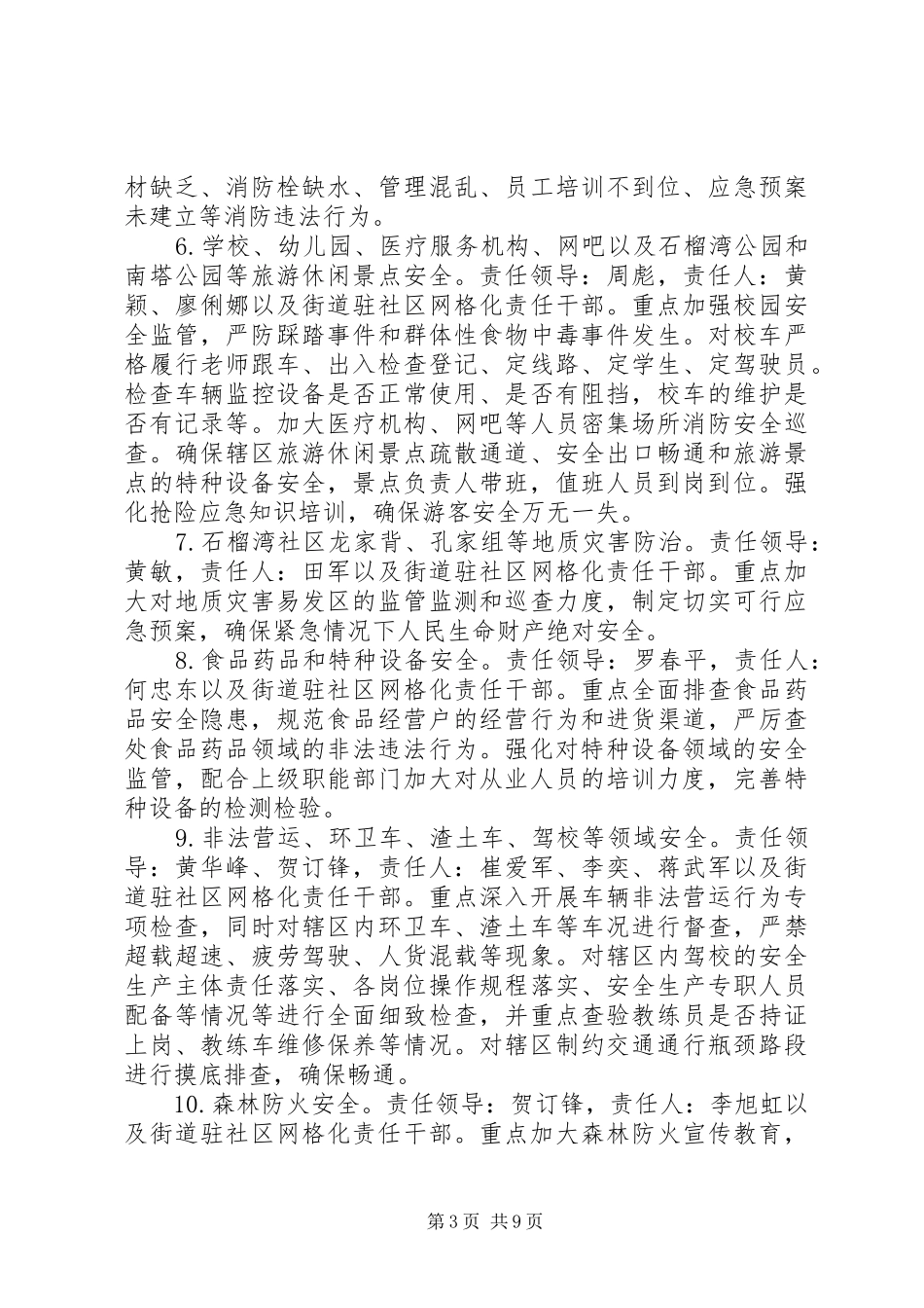 XX年冬季安全生产大检查工作实施方案（3篇）_第3页