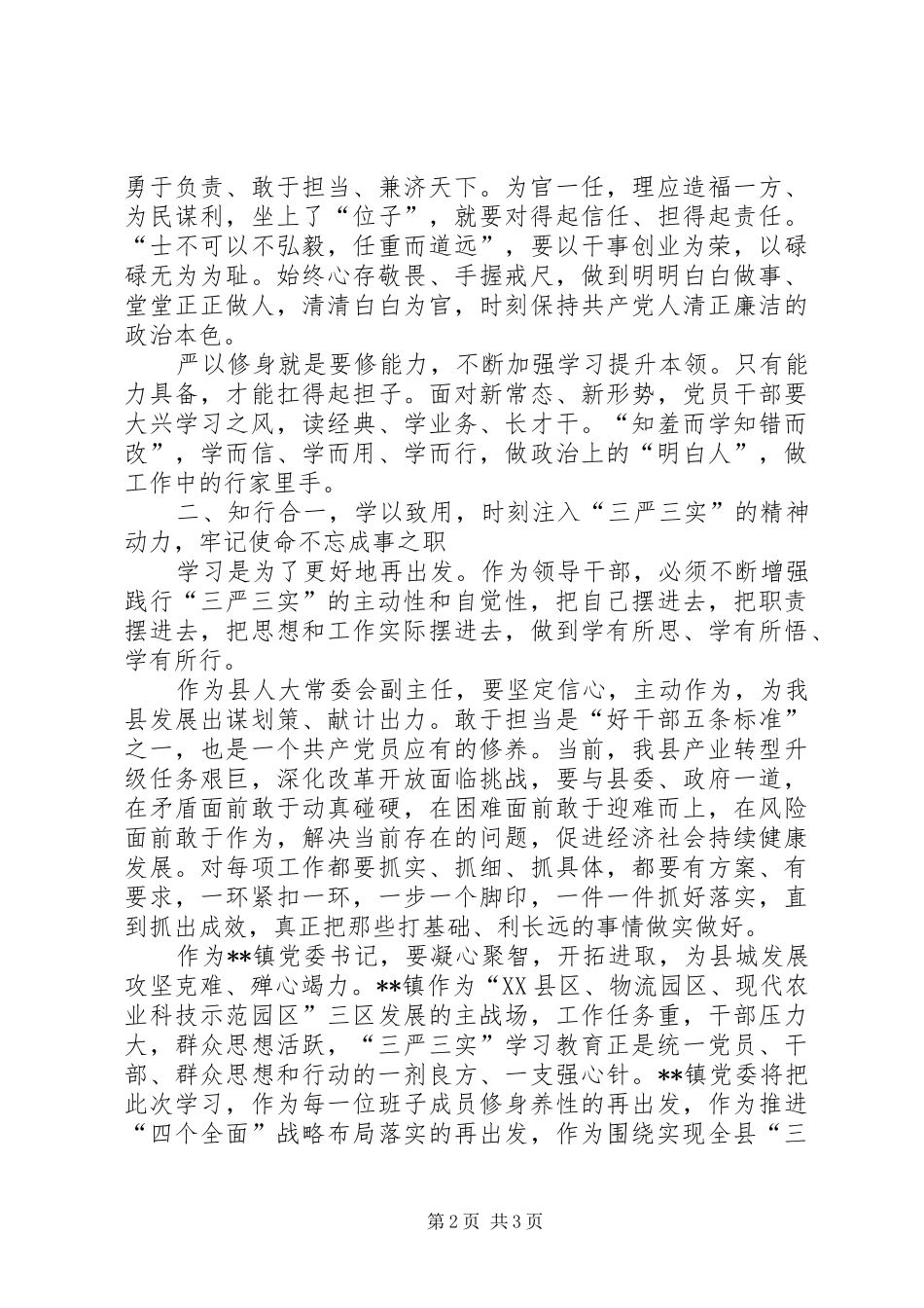 三严三实领导研讨发言_第2页