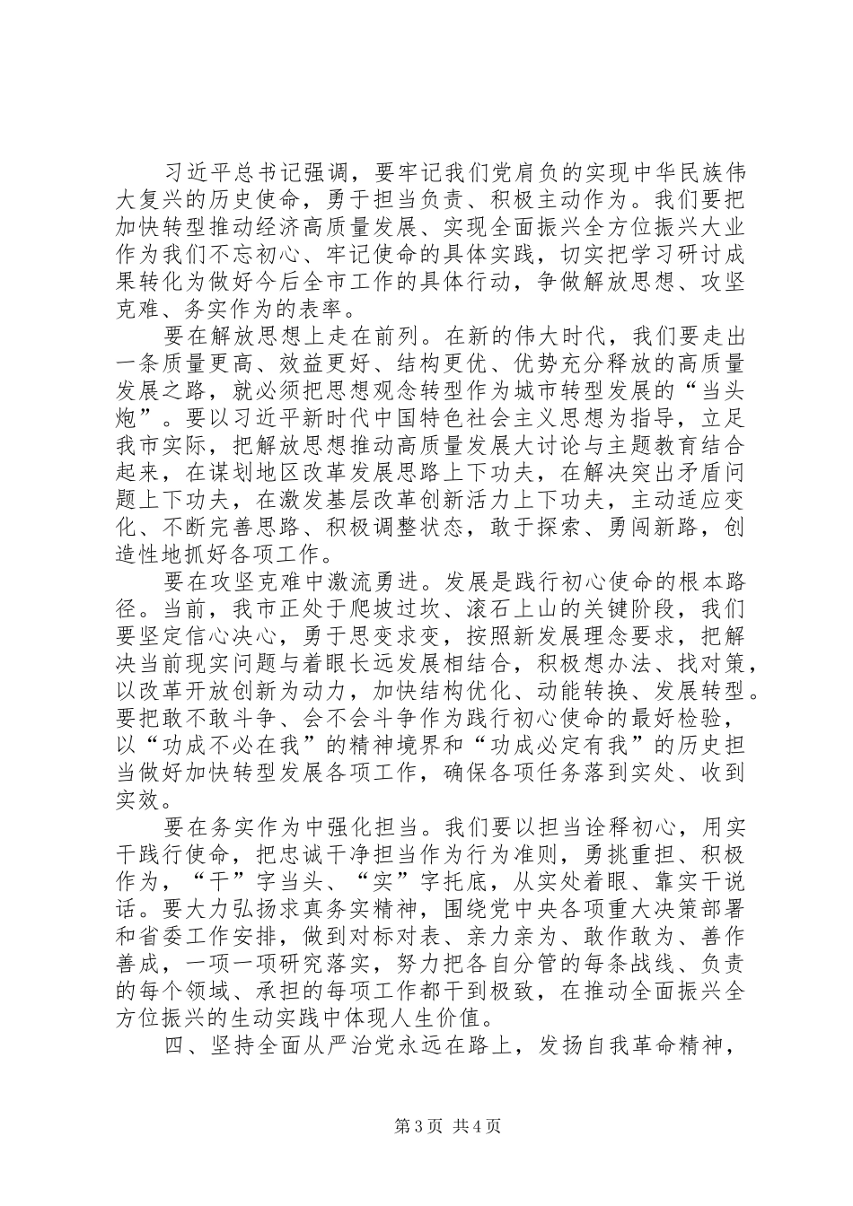市委书记主题教育研讨发言稿_第3页