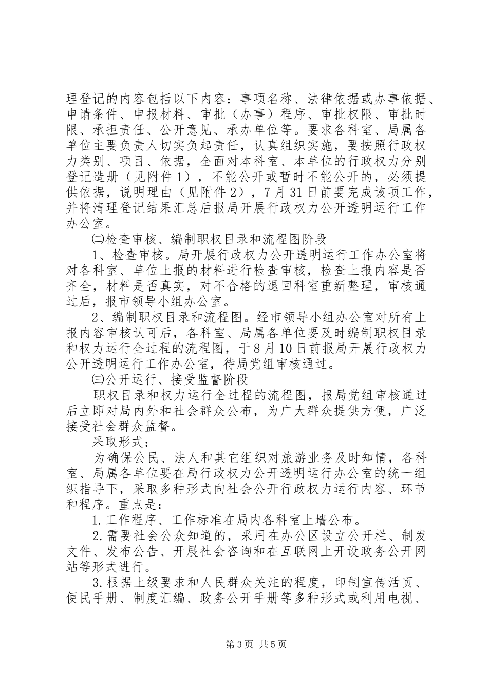 行政权力公开运行方案_第3页