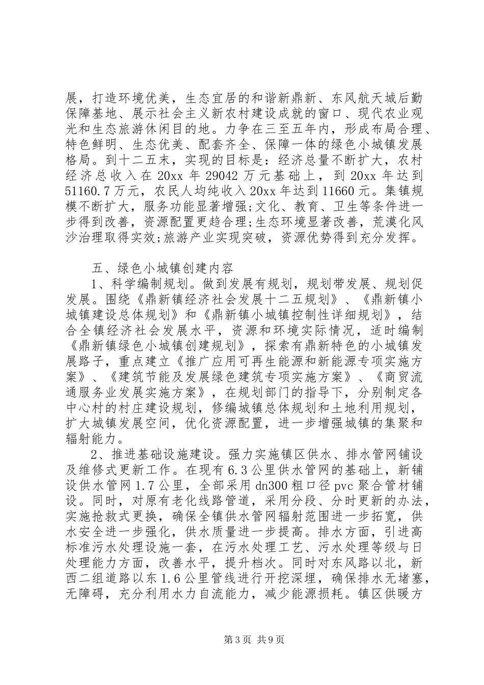 20XX年绿色创建示范活动工作方案_第3页