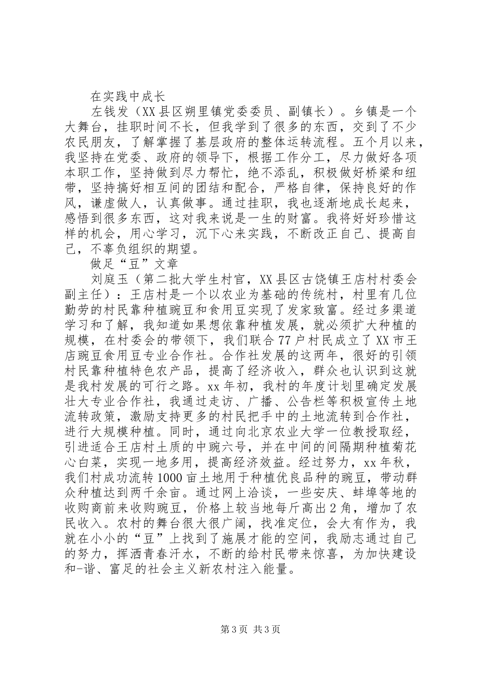 选派干部发言材料致辞_第3页