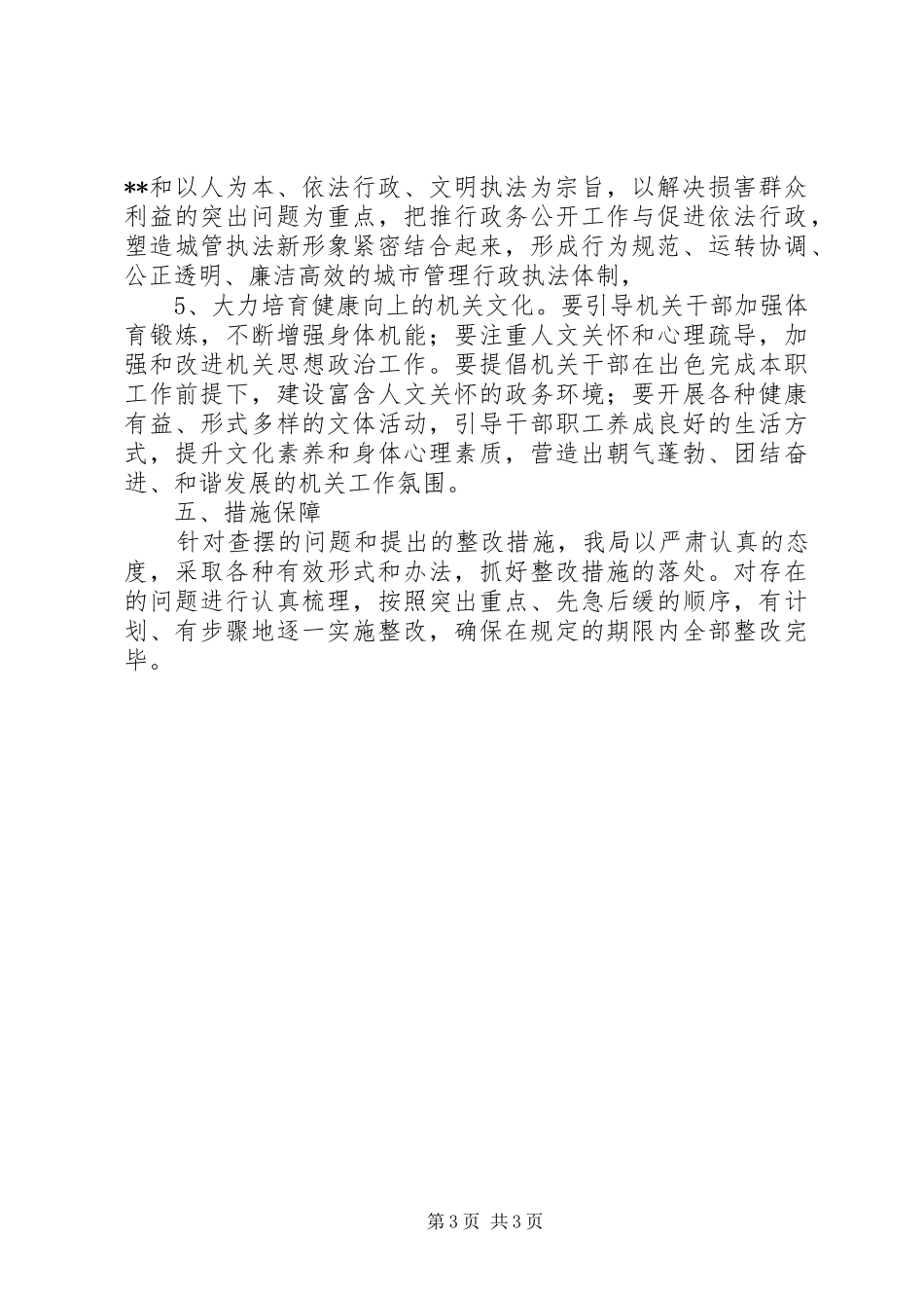 城管执法工作整改方案_第3页