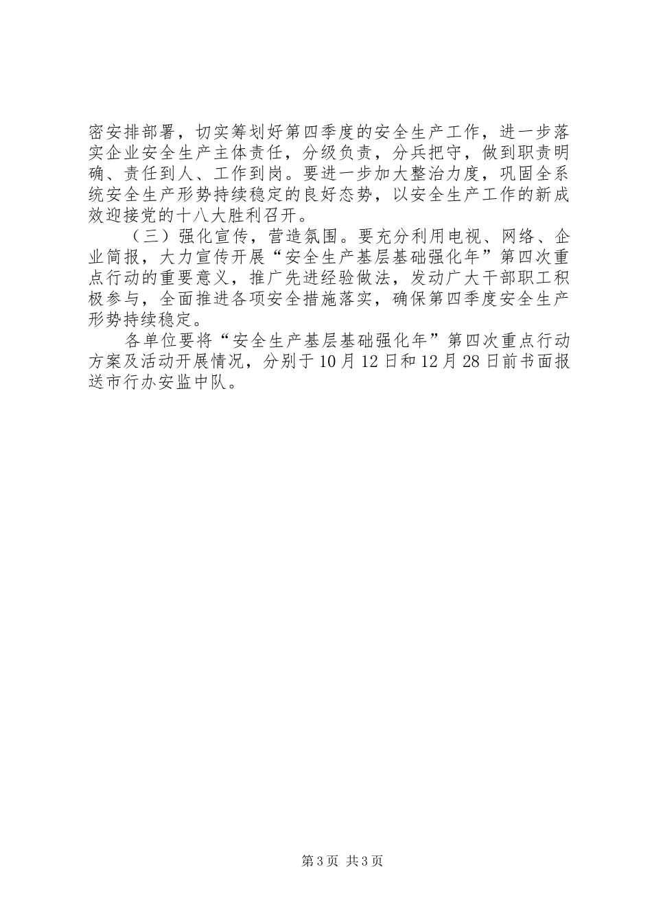 安全生产强化年重点行动方案_第3页