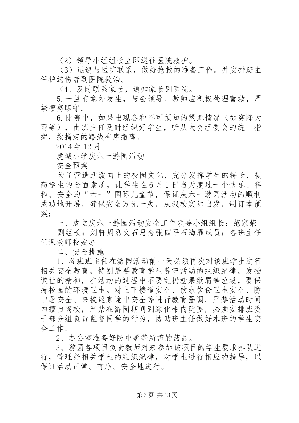 大型活动安全预案_第3页