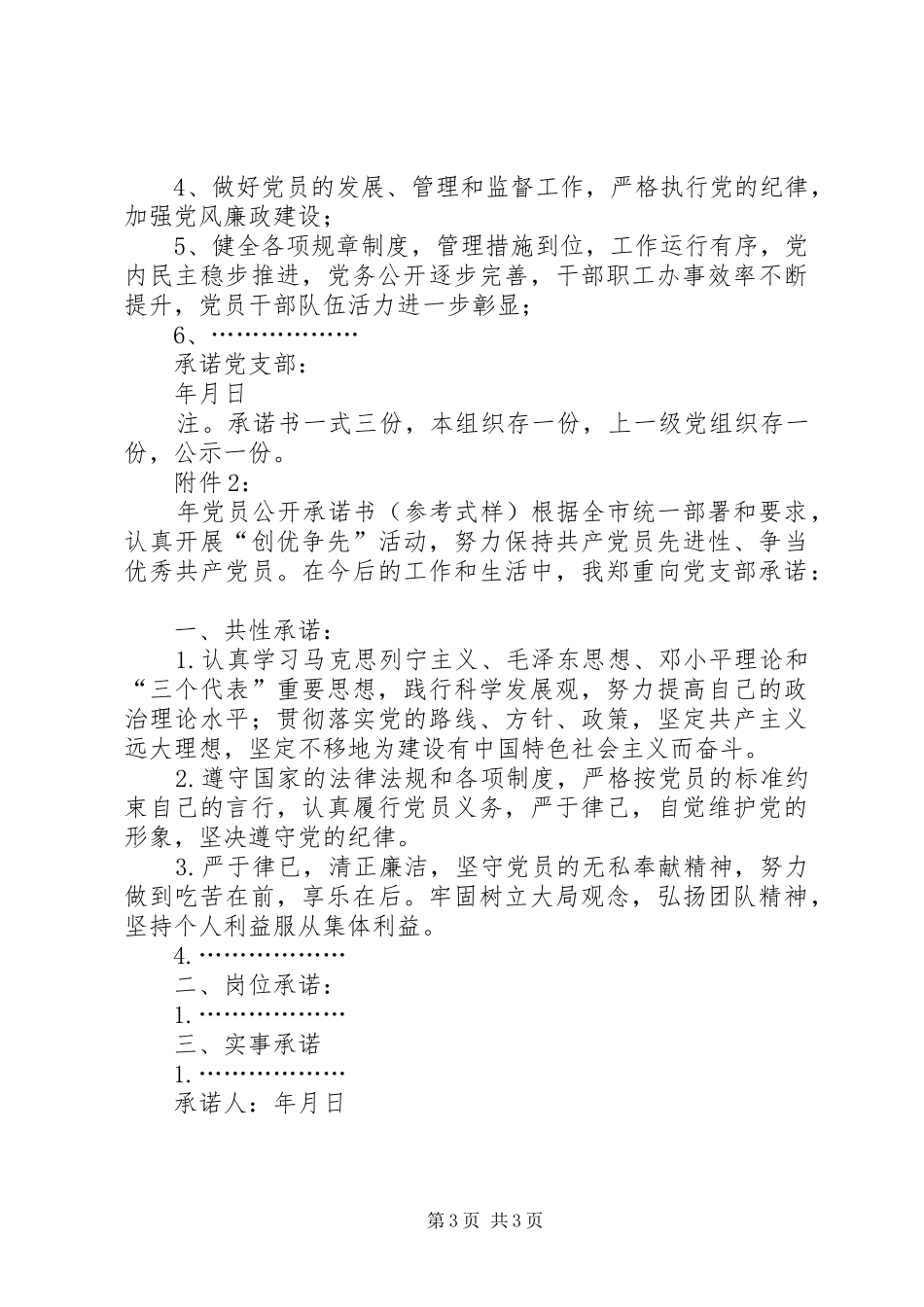 公开承诺实施方案_第3页