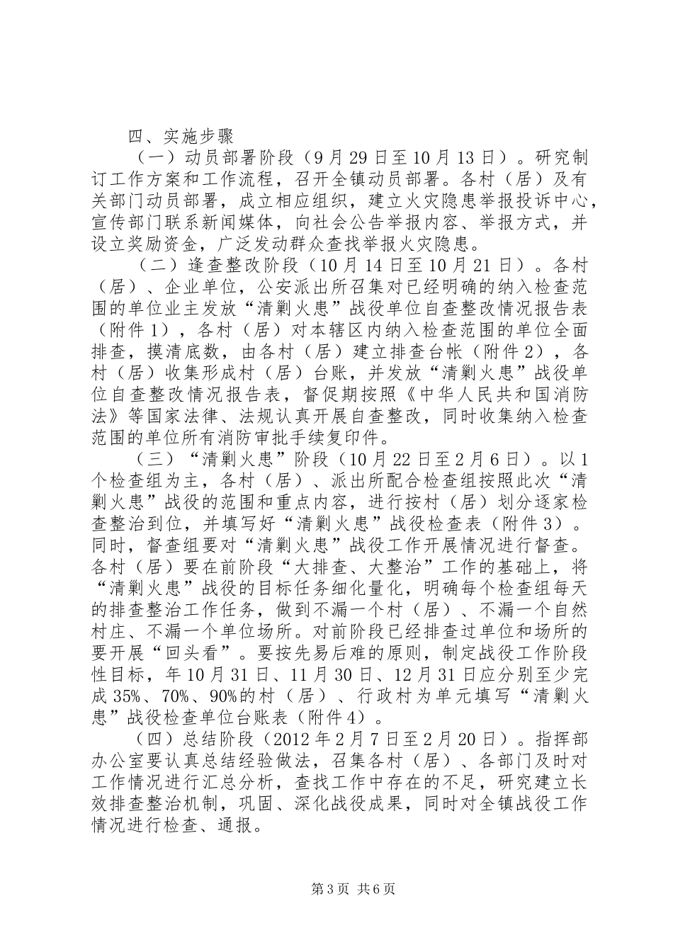 村镇火患清剿工作方案_第3页