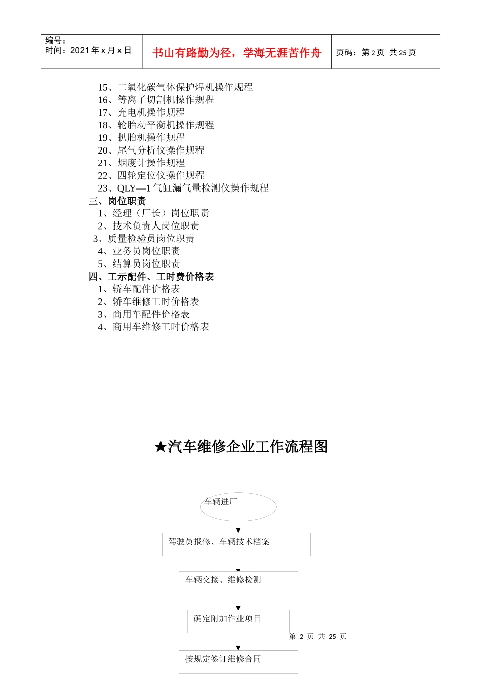 如何制定维修企业管理规章制度_第2页