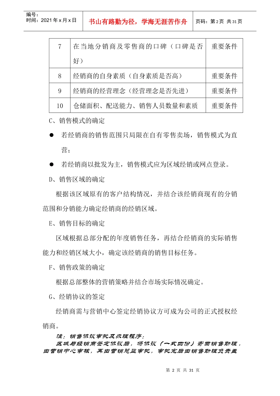 宁红渠道业务管理制度_第2页