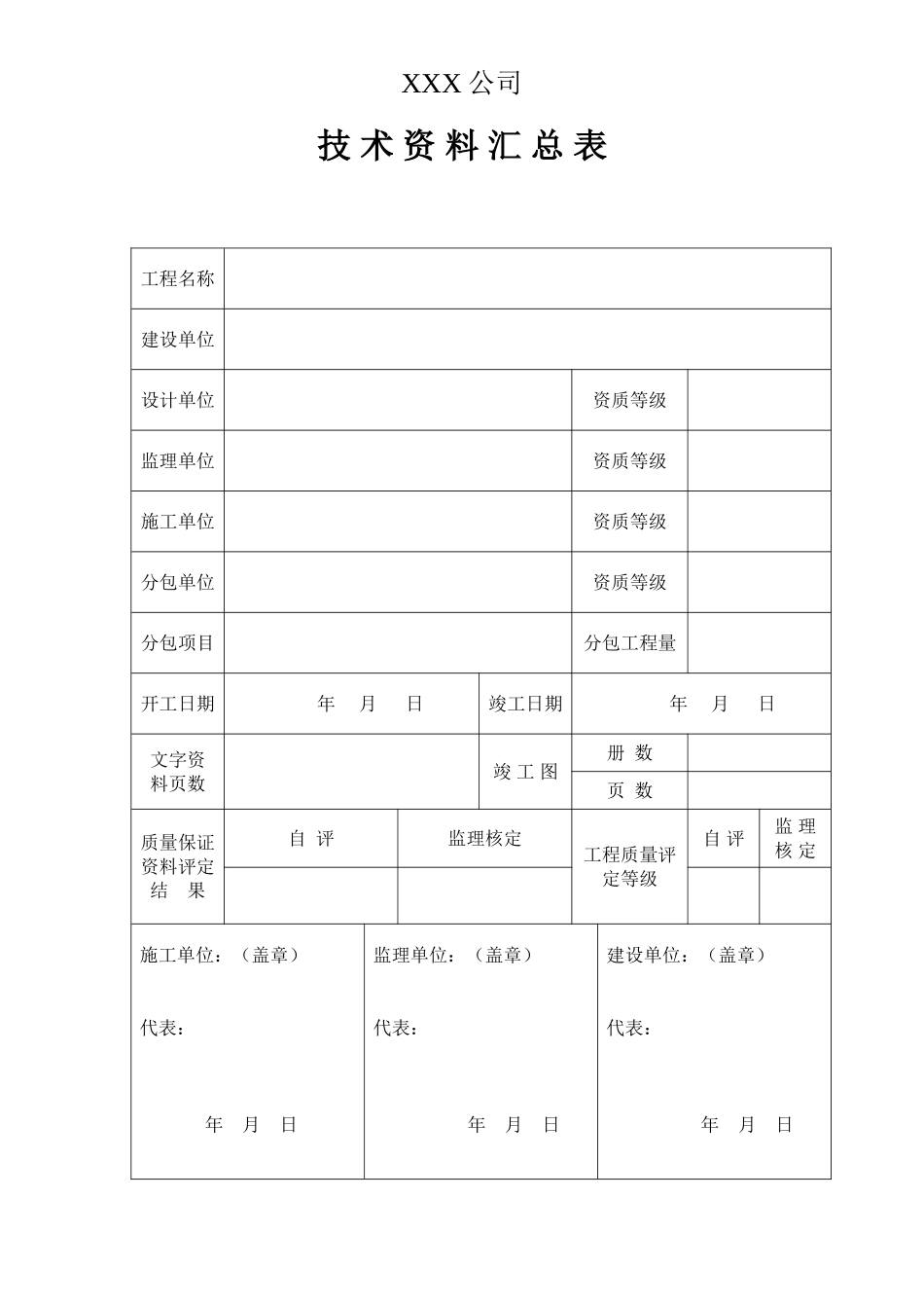 天然气管道工程钢管与PE管道竣工范本模板_第2页