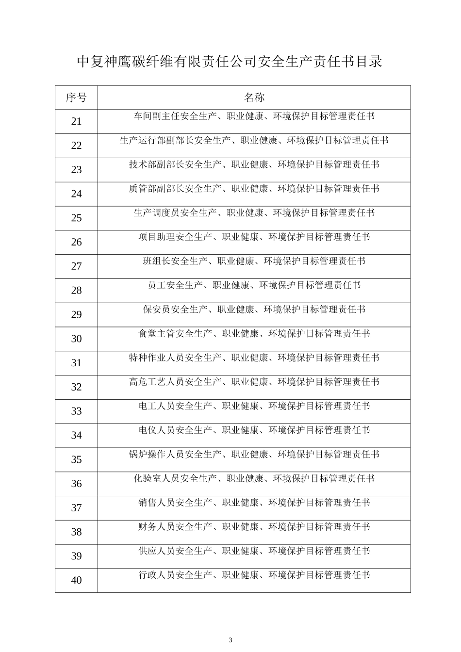 安全生产职业健康环境保护目标管理责任书(DOC 187页)_第3页