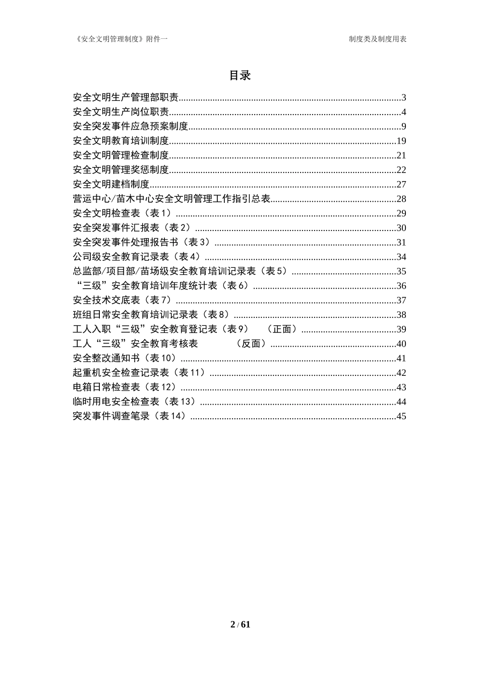 安全文明管理制度附件一_第2页