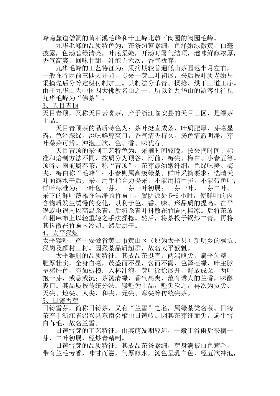 如何掌握茶的分类_第3页