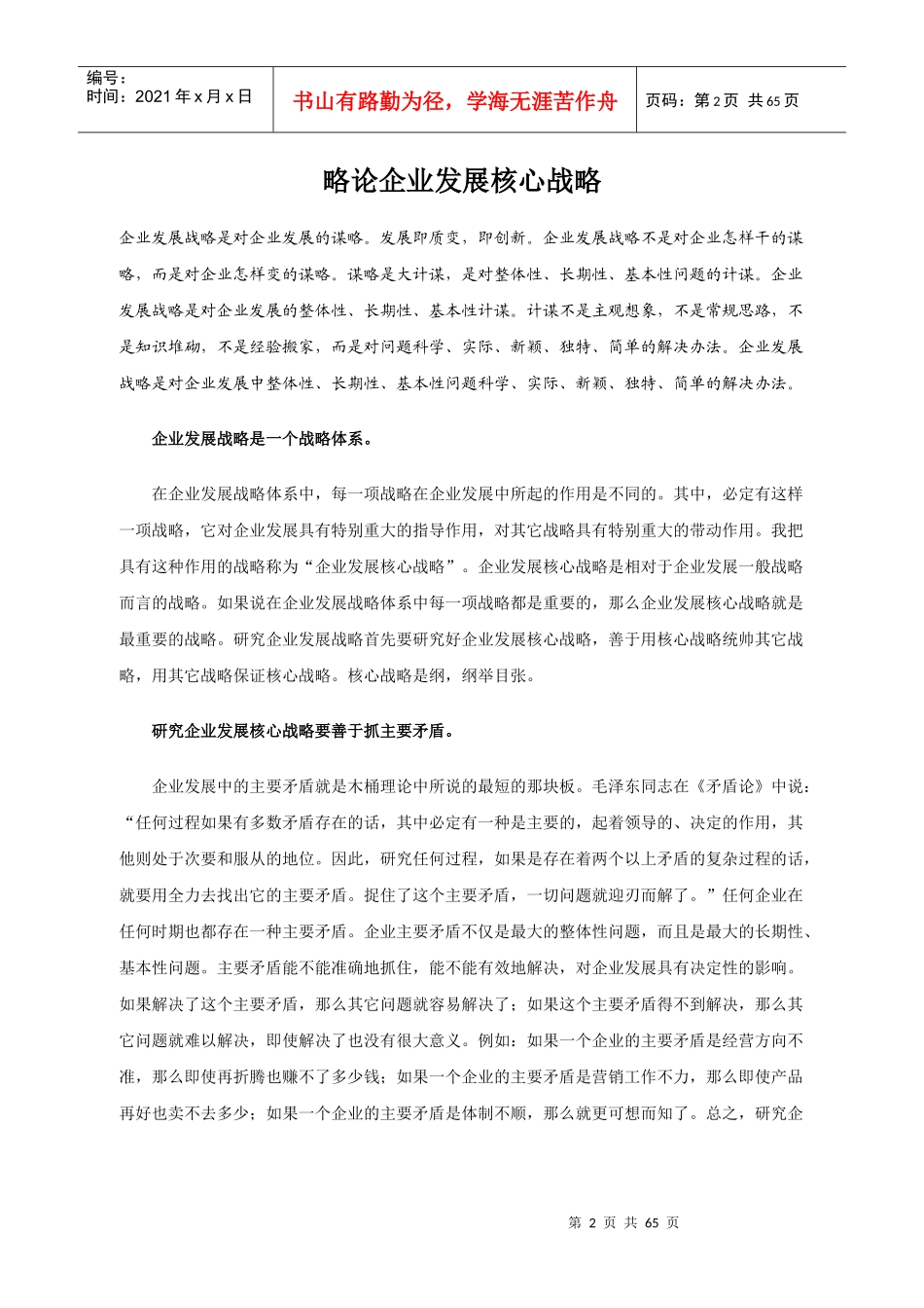 孙延海企业发展战略一_第2页