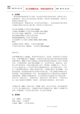 如何看检验报告(完全版)