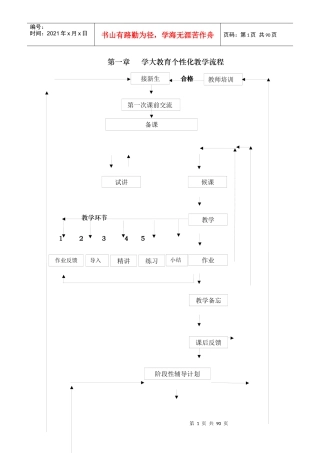 学大教育个性化教学流程