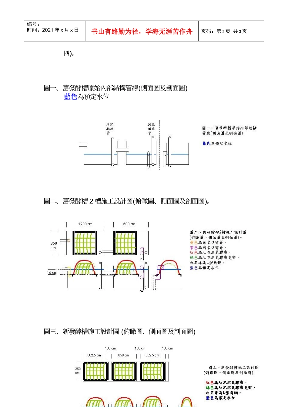 尼加拉瓜Rivas养猪中心沼气池工程图_第2页