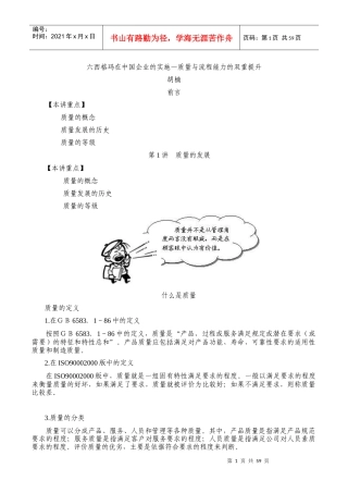 实施_质量与流程能力的双重提升