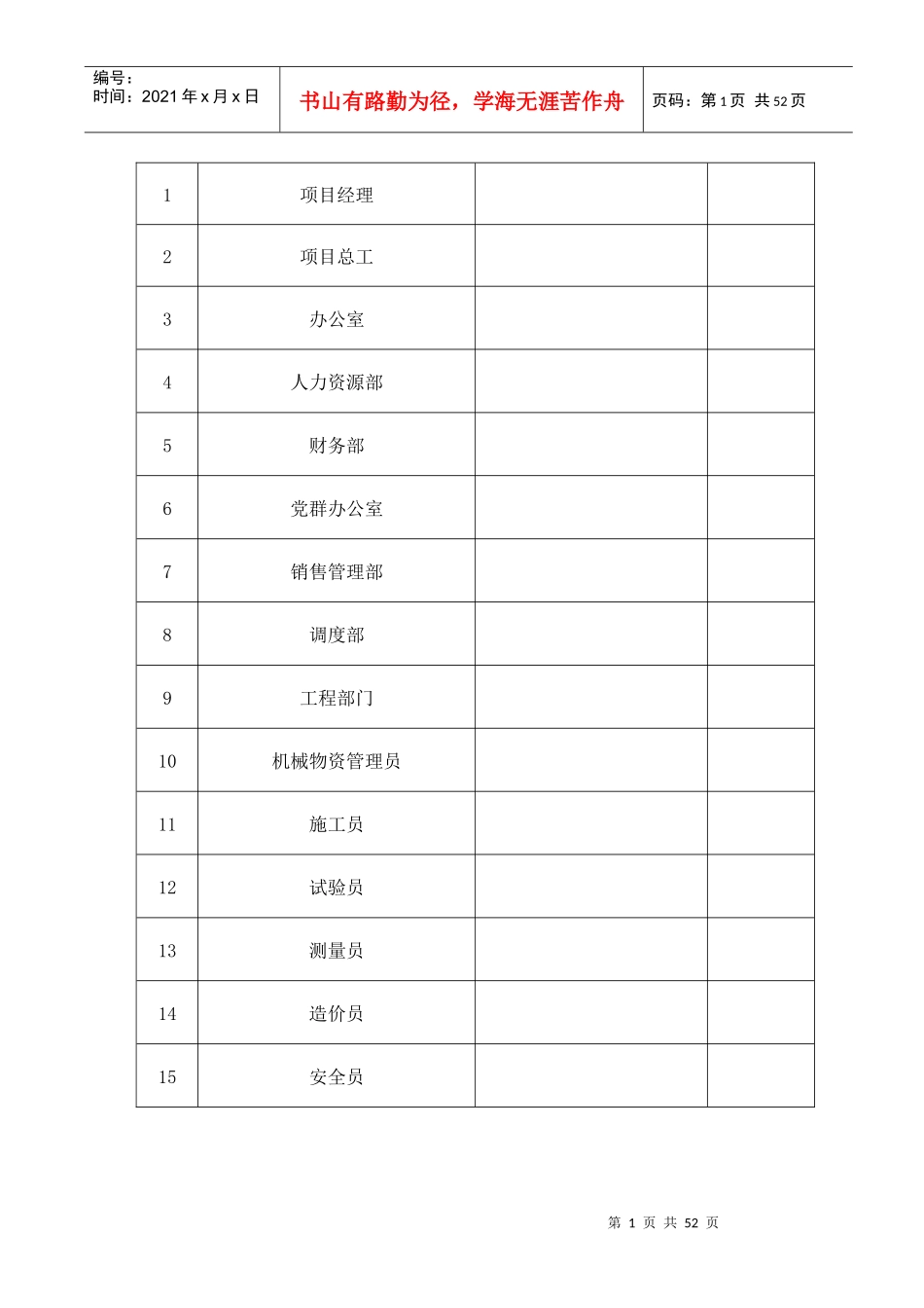 安全责任状(项目级)_第2页