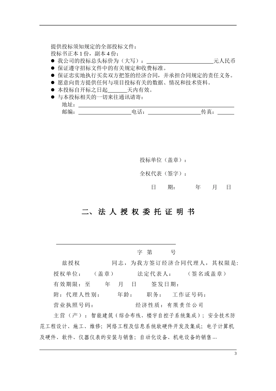 安防监控系统技术投标书_第3页