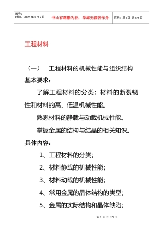 安装质检员基础理论复习讲稿