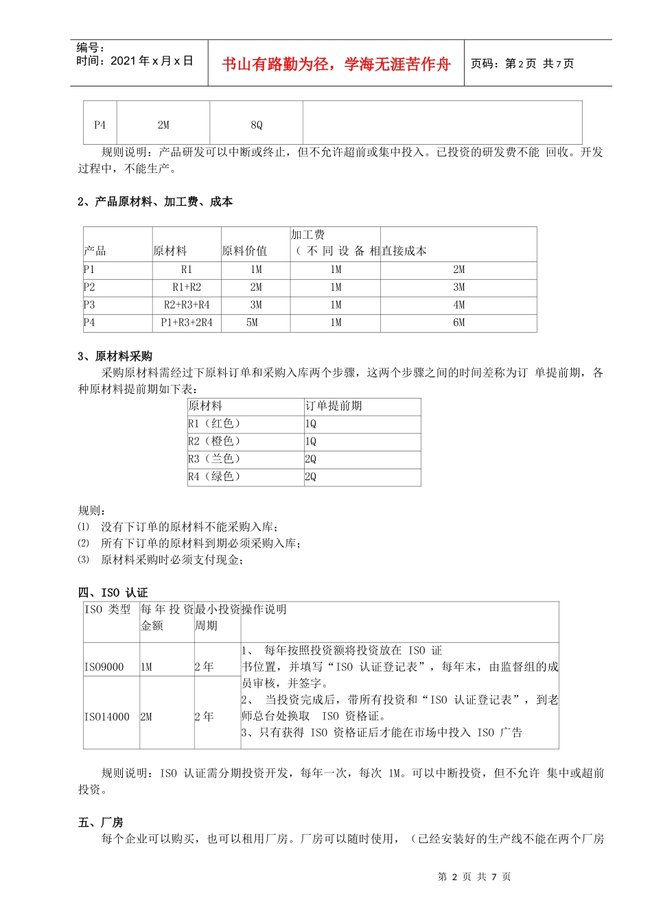 实验规则XXXX3中间产品(每人一份)_第2页