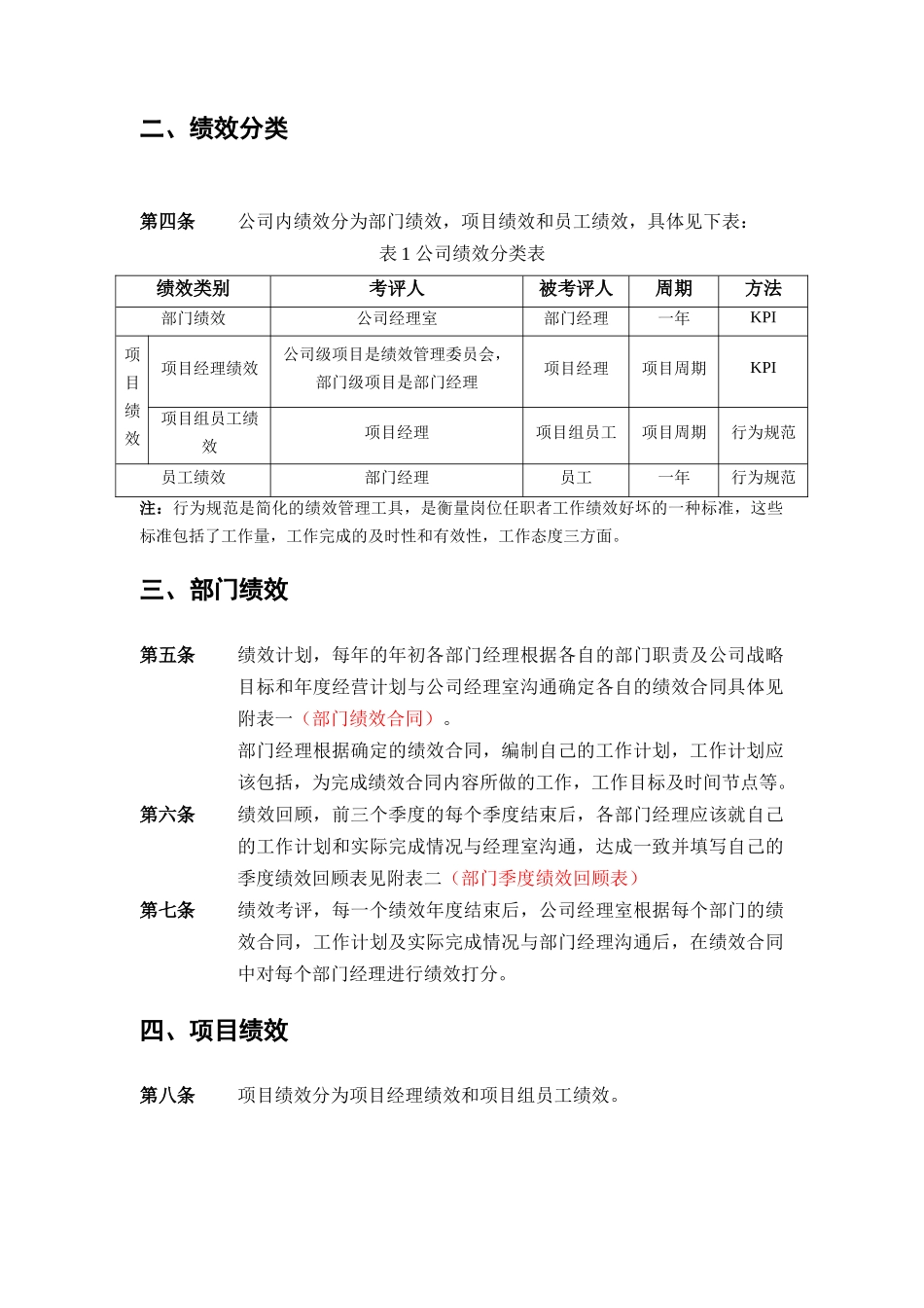 小型咨询公司的绩效考核方案（DOC 15页）_第2页