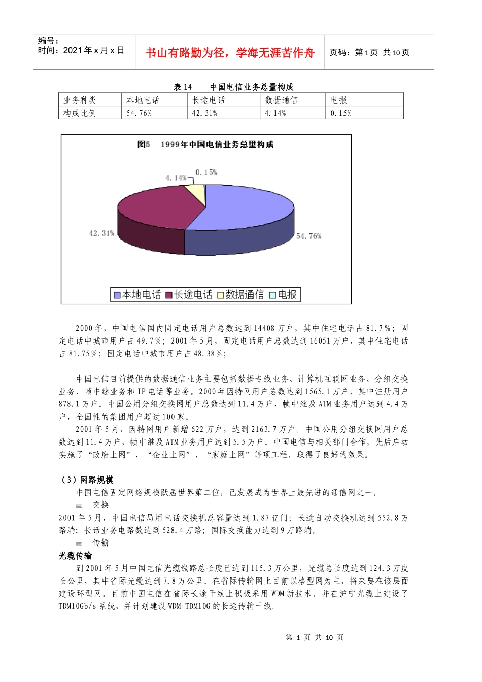 宽带接入竞争者市场报告（摘要2）-2_第2页