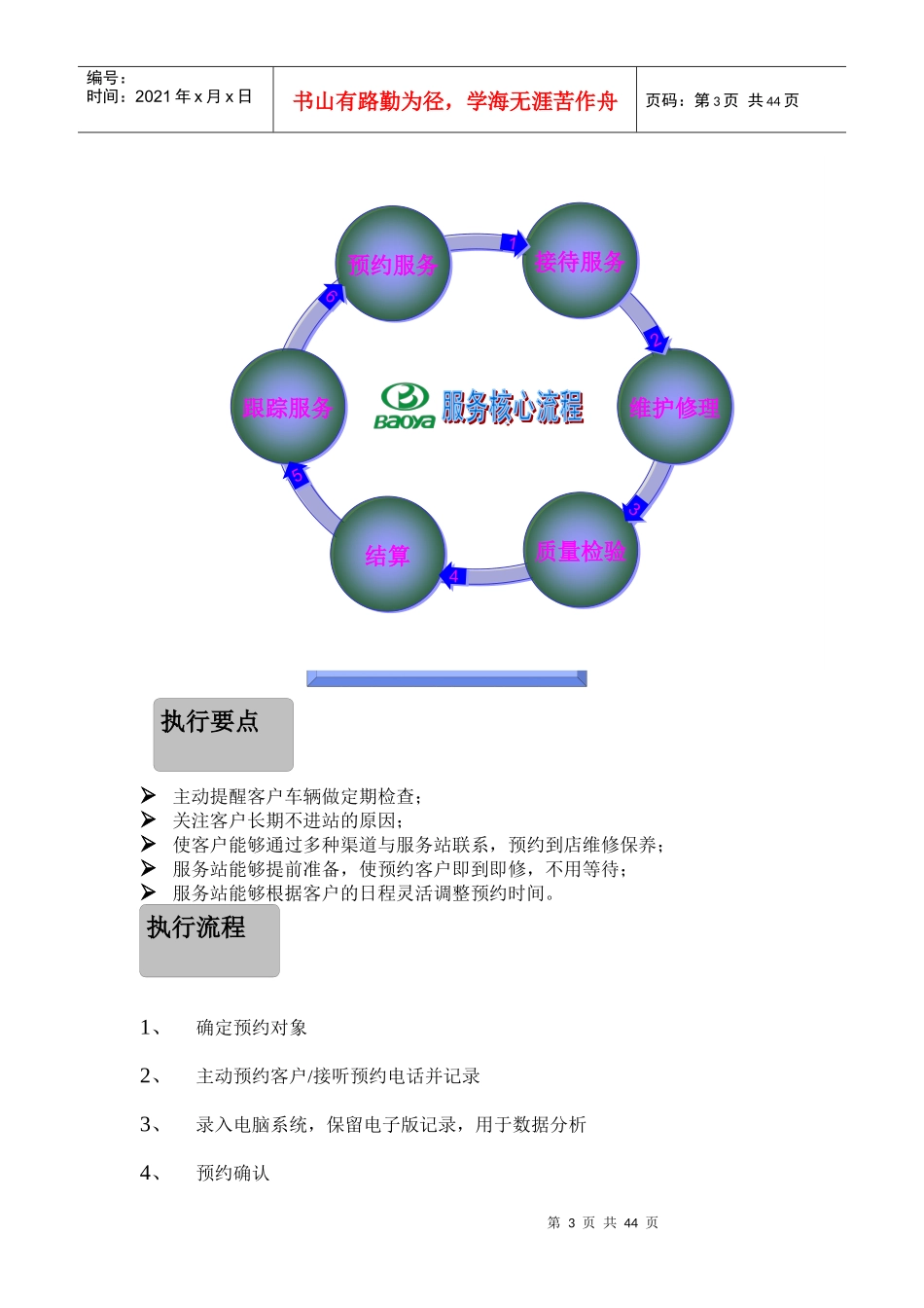 宝雅汽车服务运营手册-第二分册服务管理_第3页