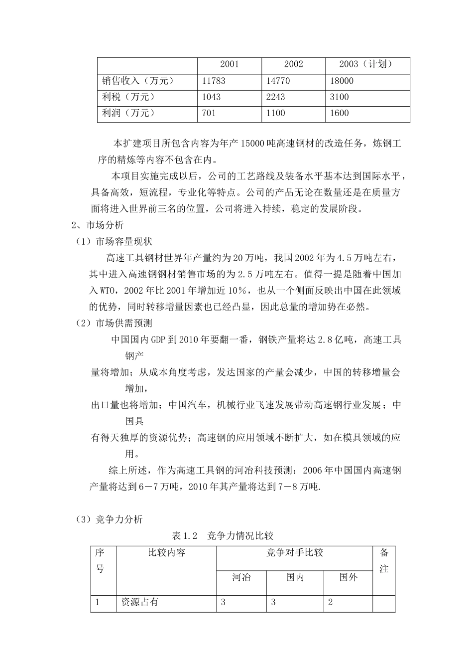 安泰科技投资河冶公司价值分析_第2页