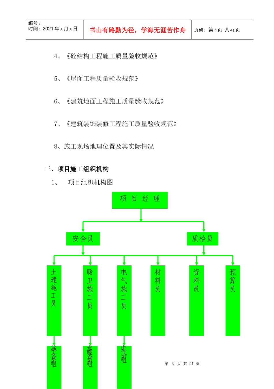 宣传文化活动中心施组织设计方案_第3页