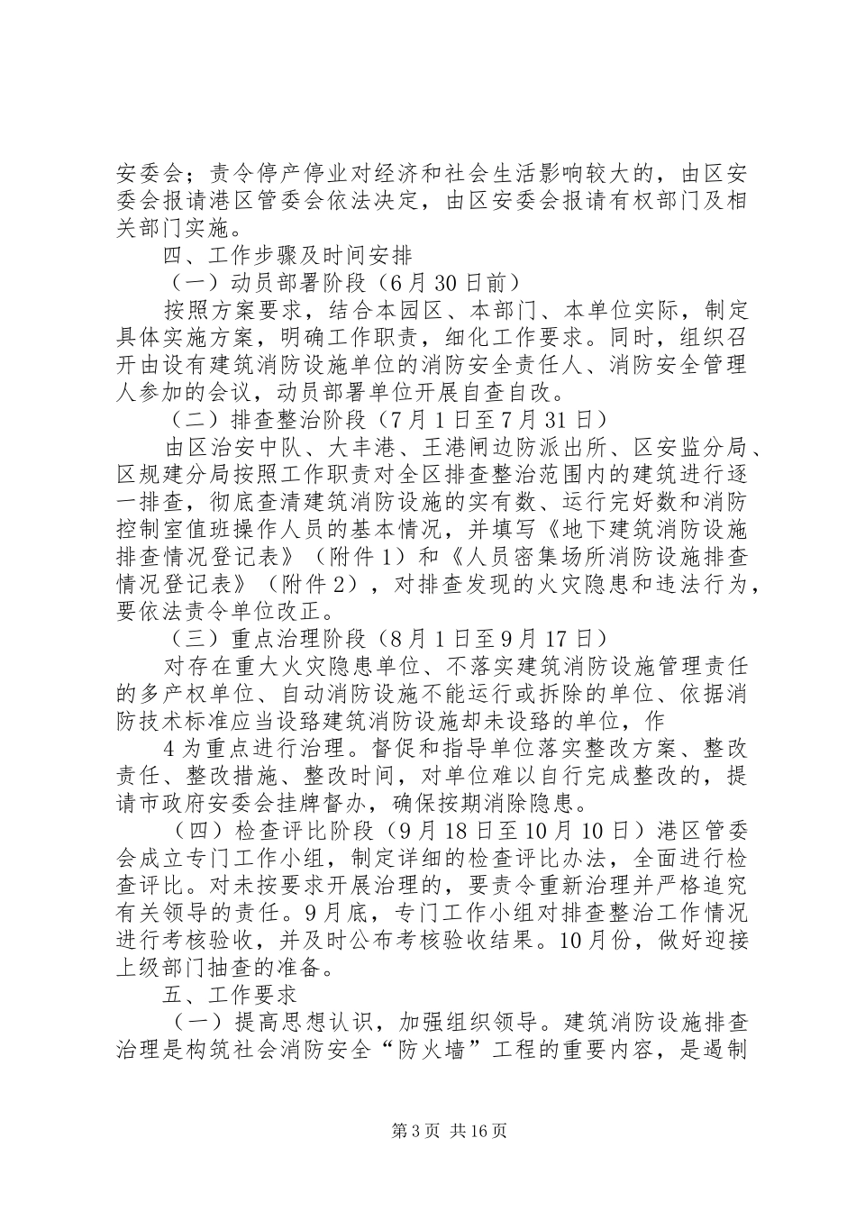 大丰港经济区建筑消防设施排查整治工作方案_第3页