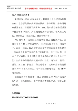 宝洁品客策划