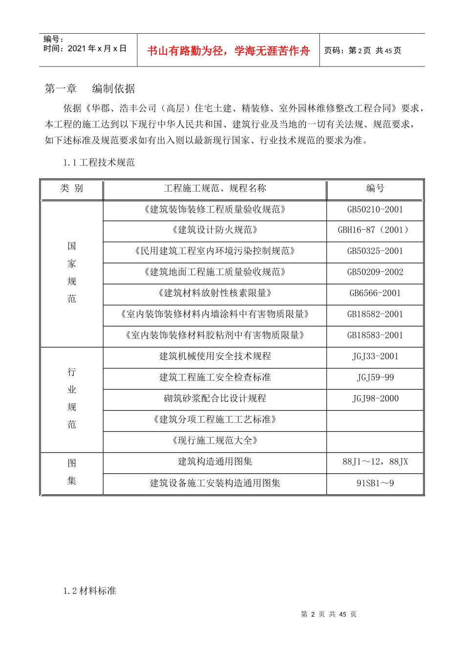 小区零星维修项目施工组织计划_第3页