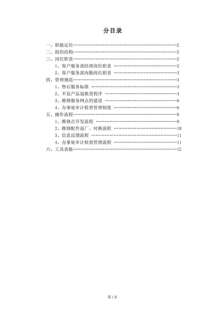 客户服务部管理手册(1)_第2页