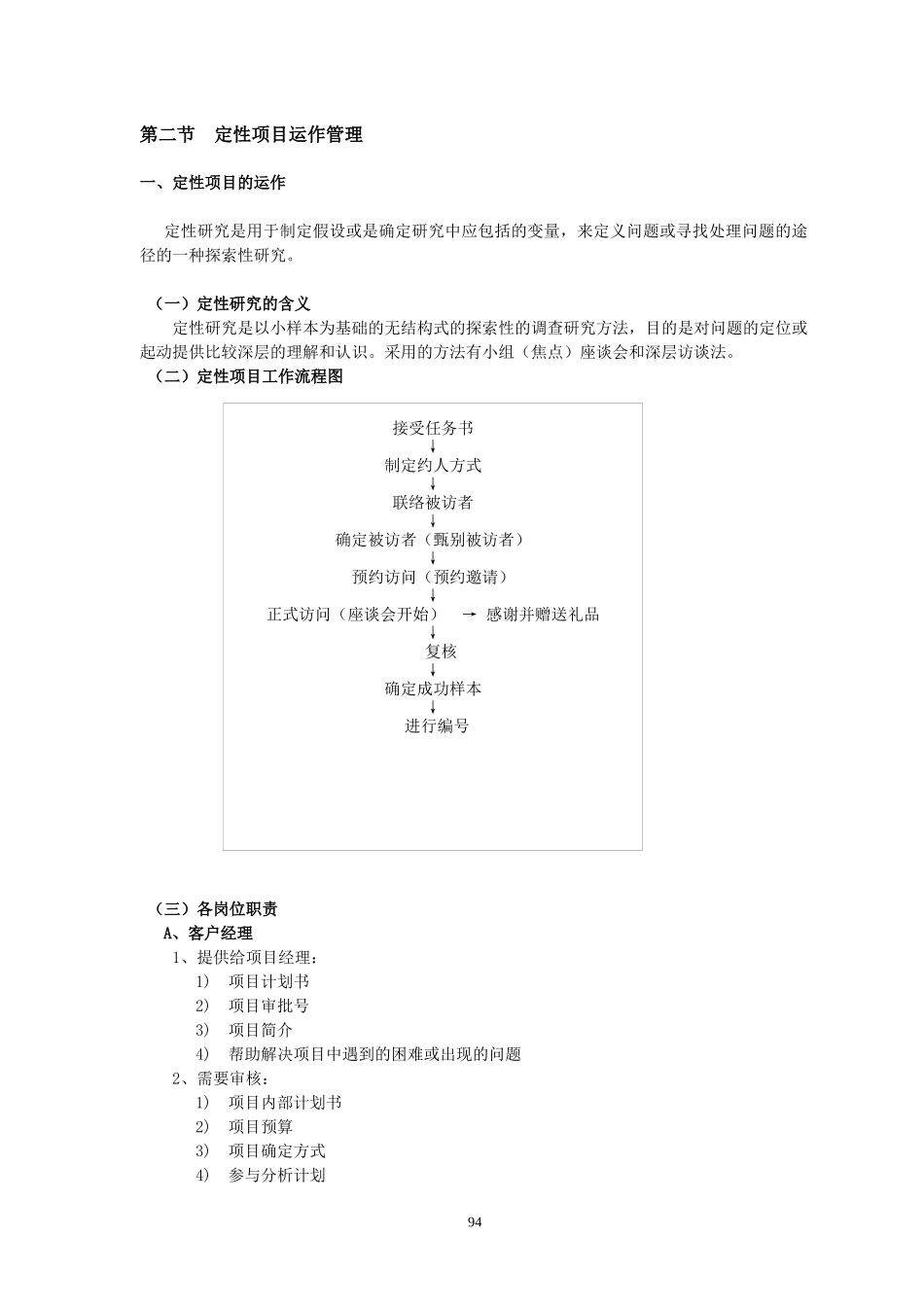定性项目运作管理手册_第1页